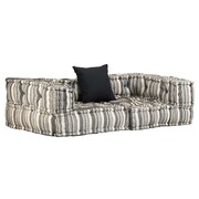 vidaXL 2-osobowa modułowa sofa z podłokietnikami, paski vidaXL 244988