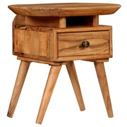 vidaXL Szafka nocna, lite drewno akacjowe, 45 x 35 x 45 cm vidaXL 246054
