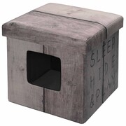 D&D D&D Pufa dla zwierzaka Sleep Hide Play, 38x38x38 cm, jasny brąz D&D 434/431610