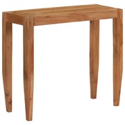 vidaXL Stolik konsola z drewna akacjowego, 101 x 35 x 80 cm, brązowy vidaXL 246140