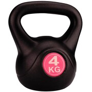 Avento Ciężarek kettlebell 4 kg, czarny, 41KA Avento 41KA