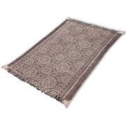 vidaXL Dywan bawełniany 180x120 cm, ciemny vidaXL 243432