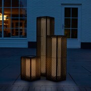 Luxform Solarna lampa ogrodowa LED Martinique, czarna, 69 cm, 30042 Luxform 30042