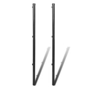 vidaXL Słupki do ogrodzenia, 2 szt., 195 cm, szare vidaXL 142452