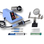 vidaXL Stacja lutownicza 48W, analogowa z akcesoriami vidaXL 140772