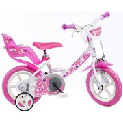 Dino Bikes Rowerek dziecięcy Little Heart, różowy, 30 cm, DINO356010 Dino Bikes DINO356010