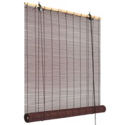 vidaXL Roleta bambusowa, 150 x 160 cm, ciemnobrązowa vidaXL 245828