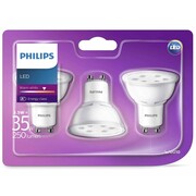 Philips Reflektory punktowe LED Classic, 3 szt., 3.5 W, 250 lumenów Philips 929001220186