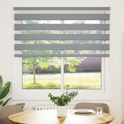 vidaXL Roleta Zebra 120 x 175 cm Szara vidaXL 240215