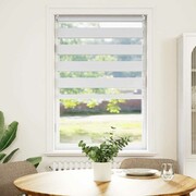 vidaXL Roleta Zebra (90 x 150 cm) Biała vidaXL 240206