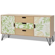 vidaXL Kredens/szafka 110x35x57 cm, brązowy vidaXL 243706