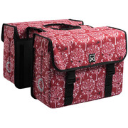 Willex Sakwy rowerowe, 36 L, czerwono-czarne w białe drzewka, 13963 Willex 13963