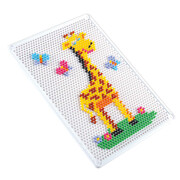 Playgo Układanka mozaika Peg-A-Mosaic, zestaw z kołeczkami, A4, 2070 Playgo 2070