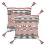 vidaXL 2 poduszki, 45x45 cm, styl boho, wielokolorowe vidaXL 245060