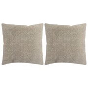 vidaXL Poduszki ręcznie wykonane, 2 szt., 45 x 45 cm, taupe vidaXL 246588