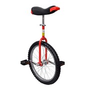 vidaXL Czerwony unicykl, 20 cali vidaXL 90844