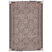 vidaXL Dywan bawełniany 180x270 cm, ciemny vidaXL 243431