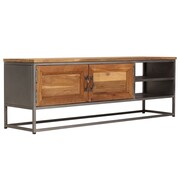 vidaXL Szafka TV, drewno tekowe z recyklingu i stal, 120 x 30 x 40 cm vidaXL 246281