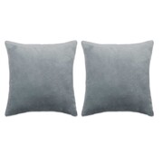 vidaXL Poduszki dekoracyjne, 2 szt., welur, 60x60 cm, szary vidaXL 132938