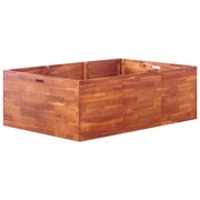vidaXL Skrzynia na rośliny z drewna akacjowego, 150 x 100 x 50 cm vidaXL 44024