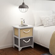 vidaXL Szafki nocne 2 szt. drewniane vidaXL 242889