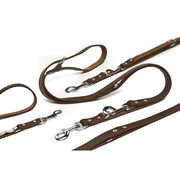 Beeztees Smycz treningowa, brązowa skóra, 200x1,2 cm 736401 Beeztees 736401