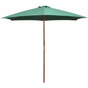 vidaXL Parasol ogrodowy, 270x270 cm, drewno, zielony vidaXL 42961