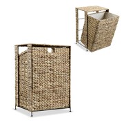 vidaXL Kosz na pranie, 44x34x64 cm, hiacynt wodny vidaXL 245491