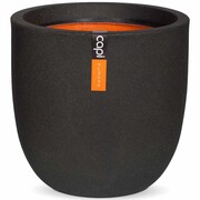 Capi Owalna donica Urban Smooth, 43 x 41 cm, czarna, PKBL933 Capi PKBL933