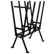 vidaXL Czarny malowany proszkowo kozioł do cięcia drewna vidaXL 141334