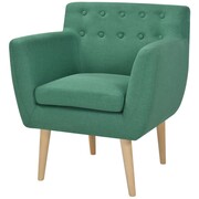vidaXL Fotel 67x59x77 cm, zielony materiał vidaXL 244068