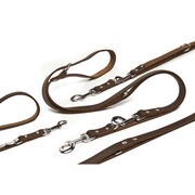 Beeztees Smycz treningowa, brązowa skóra, 200x1,8 cm 736402 Beeztees 736402
