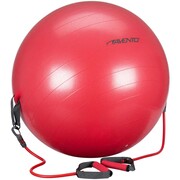 Avento Piłka fitness z uchwytami, 65 cm, czerwona, 41TO-ROG-65 Avento 41TO-ROG-65