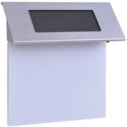 vidaXL Solarna lampa LED do podświetlania numeru domu, stal nierdzewna vidaXL 42340