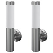 vidaXL Lampa ze stali nierdzewnej Wodoodporna Do ogrodu x2 vidaXL 160163