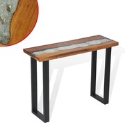 vidaXL Stolik typu konsola, drewno tekowe, 100 x 35 x 75 cm vidaXL 245065