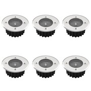 vidaXL Solarne lampy najazdowe 6 sztuk. vidaXL 40759