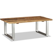 vidaXL Stolik kawowy z litego drewna z odzysku, 100 x 60 x 38 cm vidaXL 244586