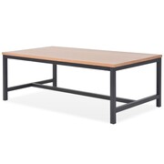 vidaXL Stolik kawowy, drewno jesionowe, 100 x 55 x 36 cm vidaXL 245186