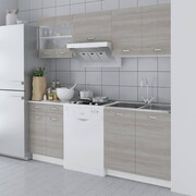 vidaXL Zestaw szafek kuchennych w kolorze dębowym 5 szt., 200 cm vidaXL 241392