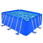 vidaXL Prostokątny basen ogrodowy ze stelażem 400 x 207 x 122cm vidaXL 90531