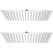 vidaXL Deszczownice ze stali nierdzewnej, 2 szt., 30 x 40 cm vidaXL 275945