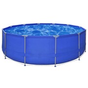 vidaXL Okrągły basen ogrodowy ze stelażem 457x122cm vidaXL 90529