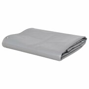 vidaXL Plandeka 650 g/m², 4 x 4 m, szara vidaXL 43813