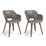 Allibert Krzesło ogrodowe Akola, cappuccino, 238359 Allibert 238359