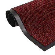vidaXL Prostokątna wycieraczka przed drzwi 90 x 150 cm, czerwona vidaXL 132716