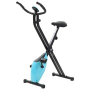 vidaXL Składany rowerek treningowy Xbike 2,5 kg Czarno Niebieski vidaXL 90482