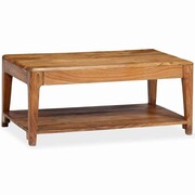 vidaXL Stolik kawowy z litego drewna, 88 x 50 x 38 cm vidaXL 244956