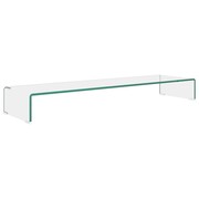 vidaXL Podstawka pod monitor / telewizor szklana 110x30x13 cm vidaXL 244132