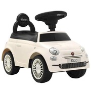 vidaXL Samochód jeździk Fiat 500, biały vidaXL 80215